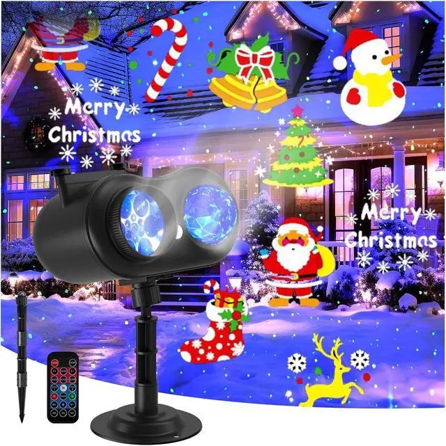 Alt view image 5 of 7 - Easter Decor Projector Lights Outdoor - 3 in 1 HD Effects (Firefly & Ocean Wave + 10 Slides & 10 Colors) Waterproof with Timer Holiday Landscape Light for Indoor Outdoor House Decor