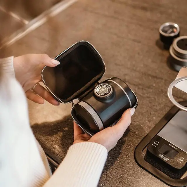 Alt view image 3 of 7 - Picopresso Portable Espresso Maker Bundled with Protective Case, Pro-level Specialty Coffee Machine, Compatible Ultra-fine Grind, Manually Operated Travel Coffee Maker