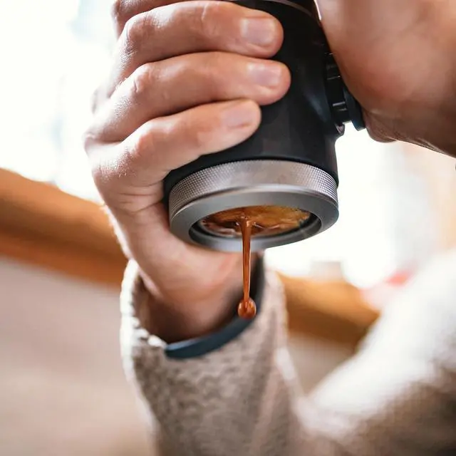 Alt view image 6 of 7 - Picopresso Portable Espresso Maker Bundled with Protective Case, Pro-level Specialty Coffee Machine, Compatible Ultra-fine Grind, Manually Operated Travel Coffee Maker