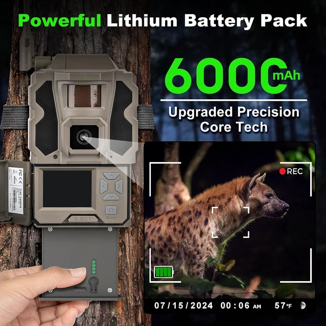 Alt view image 2 of 6 - 4Pack 6000mAh Rechargeable Reveal Lithium Battery Pack with Charger
