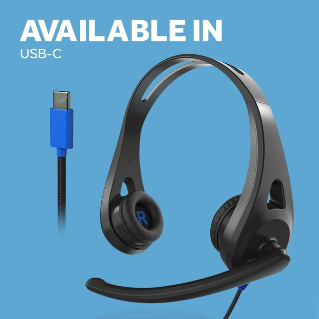 Alt view image 2 of 5 - TWT Audio Ergo TW130 Premium On-Ear Headset - USB-C Connection