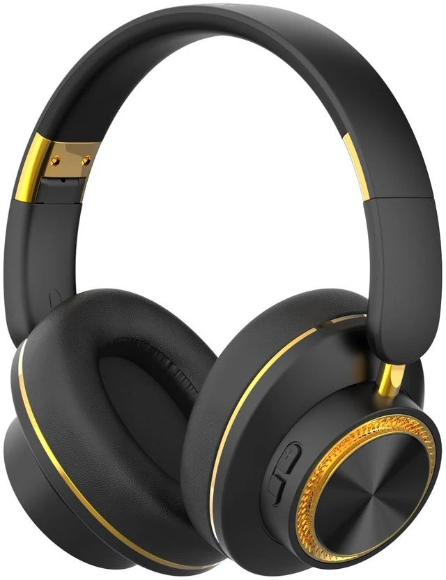 Main image of KUUCAT H8 BT 5.4 ANC Noise Cancelling Over-Ear Wireless Headphones (Black)