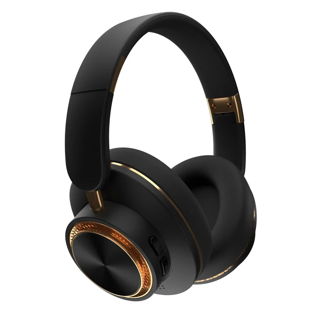 Alt view image 2 of 5 - KUUCAT H8 BT 5.4 ANC Noise Cancelling Over-Ear Wireless Headphones (Black)