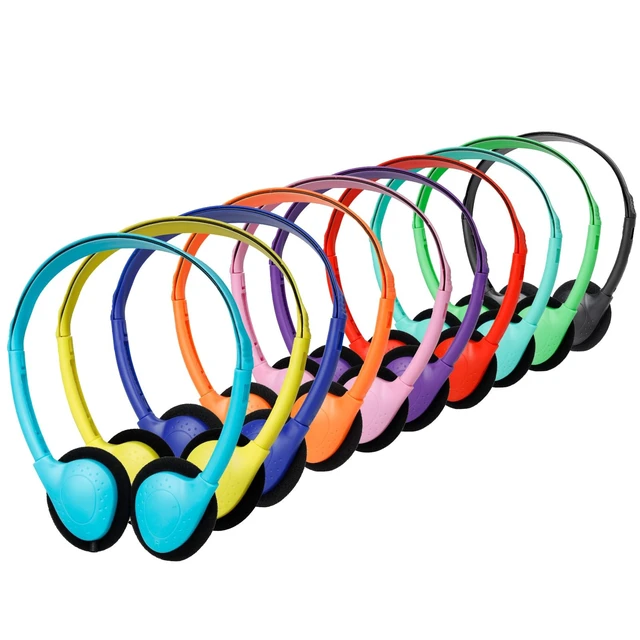 Alt view image 2 of 5 - YFSFQS Classroom Kids Headphones Bulk 18 Pack for School Students Children Teen Boys Girls, Wholesale Bulk Headphones for Classroom Earphones 3.5mm Jack (Mix Colors)