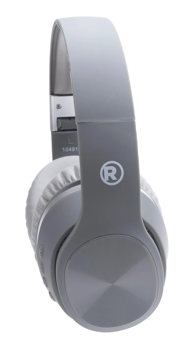 Alt view image 2 of 5 - RadioShack Buzzer Wireless Headphones ANC, Bluetooth 5.0, 9-Hour Battery Grey