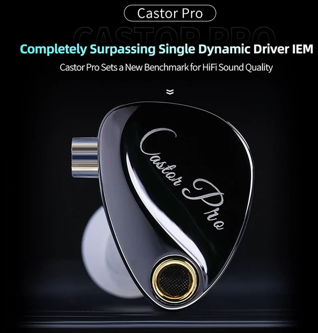 Alt view image 2 of 5 - CCA KZ Castor Pro Tunable in Ear Monitor, Improved Bass in Ear Headphones