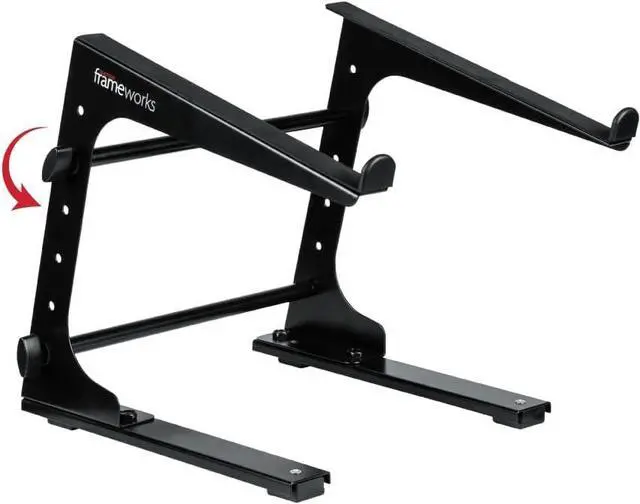 Main image of Gator Frameworks Portable Desktop Laptop/DJ Controller Stand with Fixed Height, (GFWLAPTOP1000)
