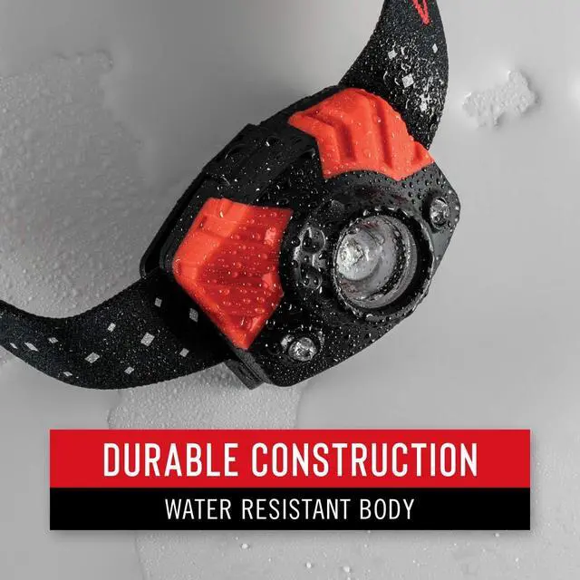 Alt view image 5 of 7 - Coast FL85 615 Lumen Dual Color Pure Beam Focusing LED Headlamp with Twist Focus Hinged Beam Adjustment, Hard Hat Compatibility and Reflective Strap, Red