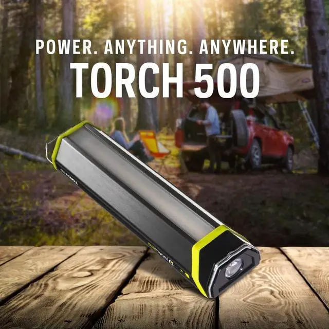 Alt view image 3 of 6 - Goal Zero 500 Lumen Torch Light, Multi-Use Weatherproof LED Flashlight and Solar Lantern  Portable Rechargeable Spotlight and Floodlight with Built-In Solar Panel