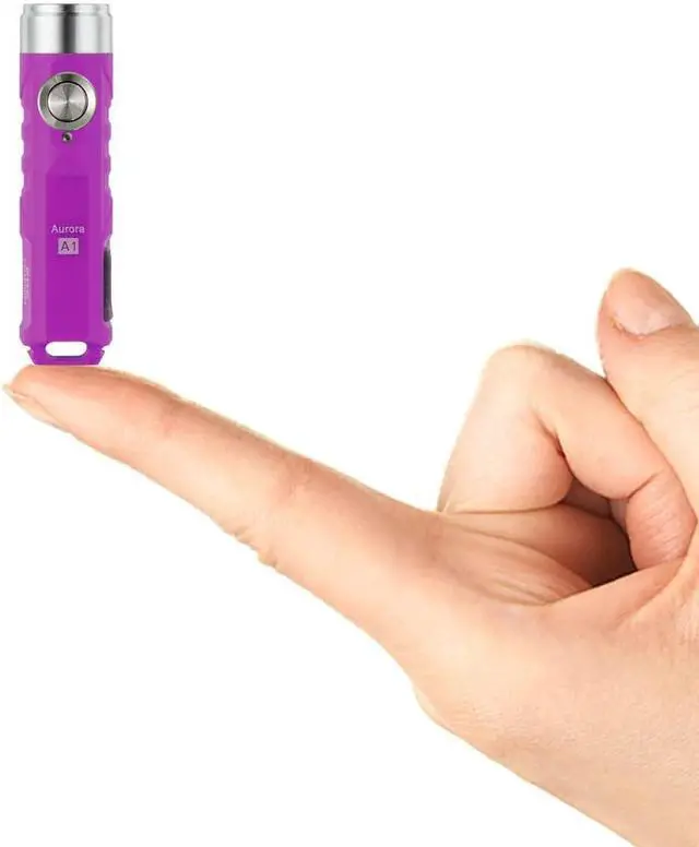 Main image of RovyVon Aurora A1 G4 Rechargeable Keychain Flashlights USB C, 650lumens Bright Mini EDC Flashlight IPx6 Multi Functions Small Pocket Flashlight, Outdoor Camping Essentials EDC Gear for Men Women