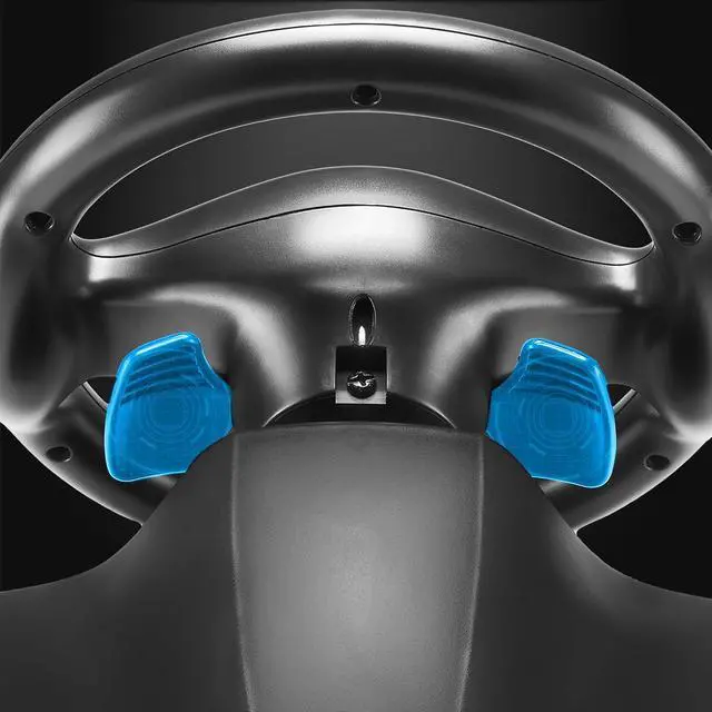 Alt view image 5 of 7 - SUBSONIC - Superdrive SV250 Racing Wheel Switch 2/Switch PS4 PC Xbox Series | Steering Wheel with Pedals and Paddles - Vibration - 3 Sensitivity Modes - Diameter 22 cm, Rotation 180°