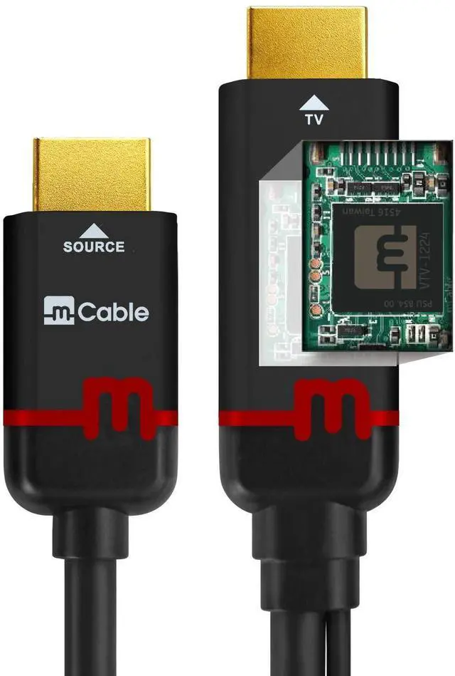 Alt view image 2 of 7 - Marseille Inc. mCable Gaming Edition 6-Foot Smart HDMI, Anti-aliasing, Upscale Native Rendering Resolution Up to Super HD @ 120 FPS