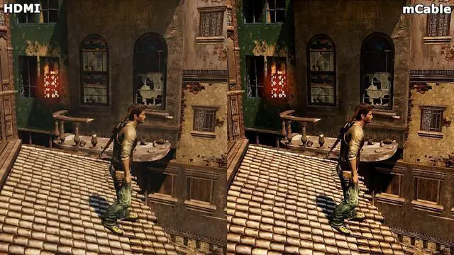 Alt view image 5 of 7 - Marseille Inc. mCable Gaming Edition 6-Foot Smart HDMI, Anti-aliasing, Upscale Native Rendering Resolution Up to Super HD @ 120 FPS