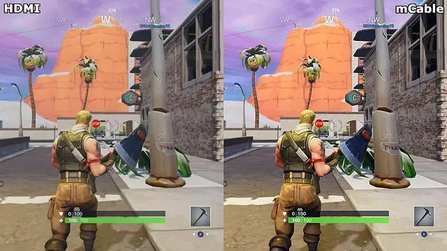 Alt view image 7 of 7 - Marseille Inc. mCable Gaming Edition 6-Foot Smart HDMI, Anti-aliasing, Upscale Native Rendering Resolution Up to Super HD @ 120 FPS