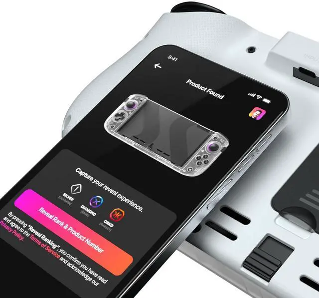 Alt view image 6 of 6 - CRKD Nitro Deck+ Handheld Pro Controller for Nintendo Switch & OLED Model - TV Dockable - Programmable Sidekicks & Back Buttons - True Collection System (Clear White Edition)