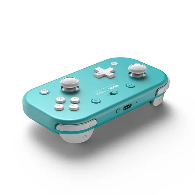 Alt view image 2 of 7 - Lite 2 Bluetooth Controller with Motion Controls, Linear Motors Vibration, Joysticks, Triggers and D-pad, Wireless Gamepad for Switch/Switch 2, Android & Raspberry Pi (Turquoise)