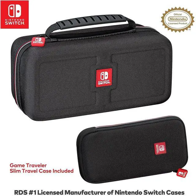 Main image of Game Traveler Nintendo Switch Go Play System Case - Switch Case for Switch OLED, or Switch, 2 Cases-In-One, Allows You To Travel With Your Full System or Just the Slim Switch Case, Licensed by