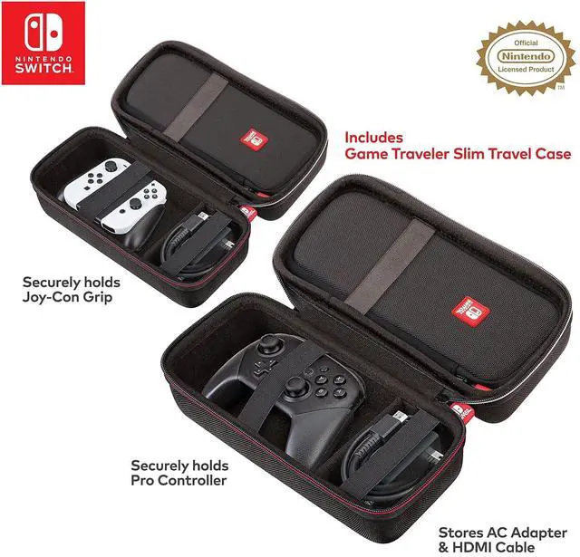 Alt view image 4 of 6 - Game Traveler Nintendo Switch Go Play System Case - Switch Case for Switch OLED, or Switch, 2 Cases-In-One, Allows You To Travel With Your Full System or Just the Slim Switch Case, Licensed by