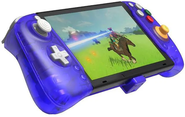 Alt view image 2 of 7 - RETROFLAG Handheld Controller Compatible with Nintendo Switch LCD/Switch OLED, One-Piece Joypad, Plug and Play Motion Control and Dual Motor Vibration and PD Fast Charge