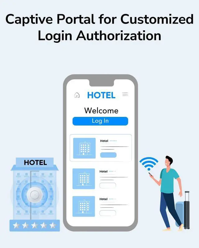 Alt view image 2 of 7 - Cudy AC1200 Gigabit Wireless Access Point, Gigabit RJ45, Business WiFi Solution w/Mesh Support, Beamforming, Seamless Roaming, MU-MIMO, PoE or DC Powered, 12V DC Power Adapter Included, AP1300