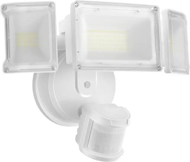 Main image of Olafus 75W Motion Sensor Outdoor Lights, 7000lm Motion Flood Light Dusk to Dawn, IP65 Waterproof LED Security Floodlights, 6500K Motion Detector Lights for Outside, White