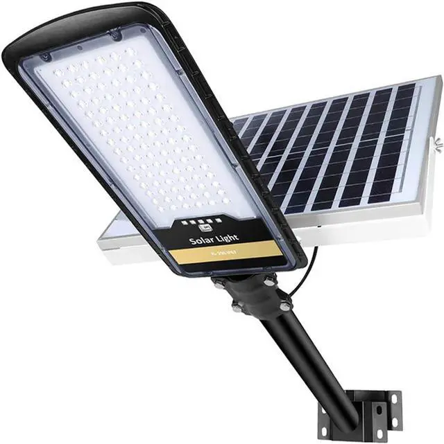 Main image of 9000 Watt Solar Street Lights Outdoor, Dusk to Dawn IP67 Security Led Flood Light Lamp with Remote Control Mounting Pole and Bracket Garden, Street, Court, Parking Lot