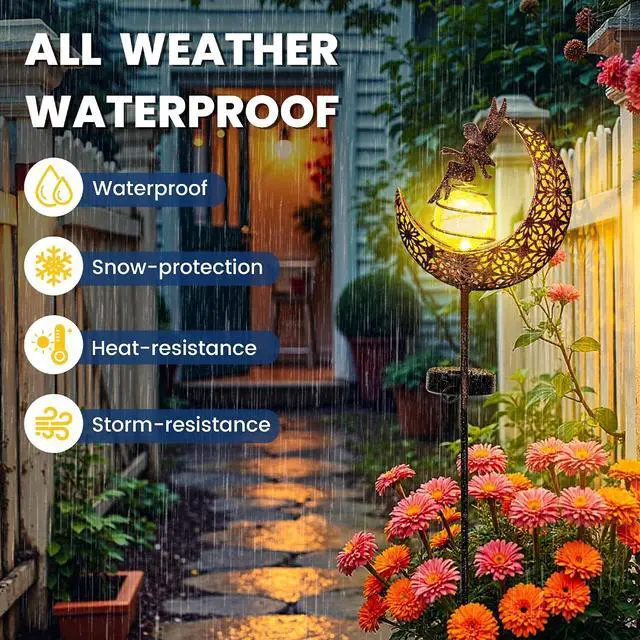 Alt view image 5 of 7 - Solar Fairy Lights Outdoor Waterproof, Garden Decor for Outside