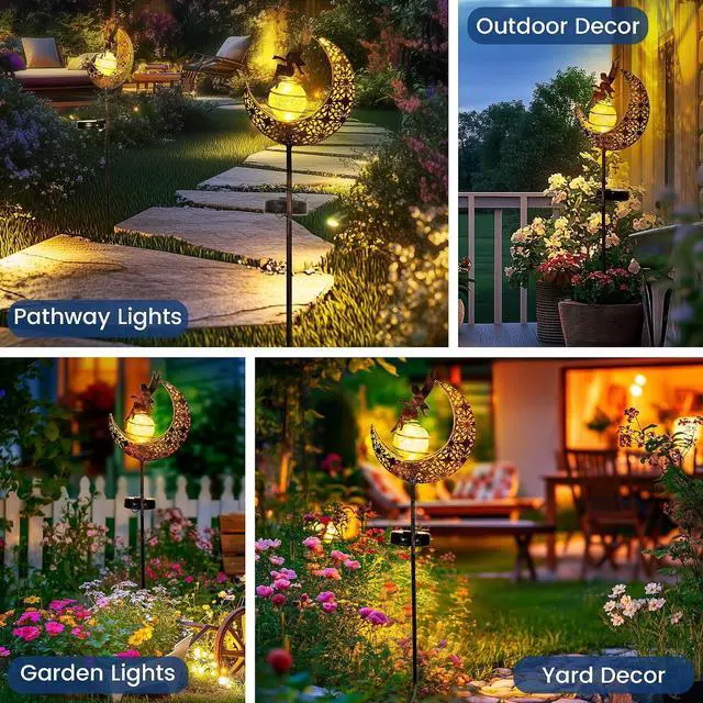 Alt view image 2 of 7 - Solar Fairy Lights Outdoor Waterproof, Garden Decor for Outside