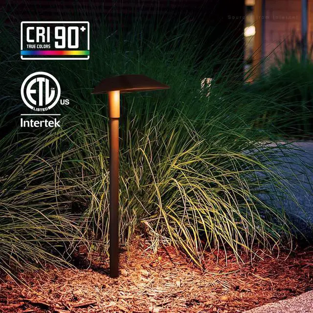 Alt view image 2 of 7 - LEONLITE 5CCT Anti-Glare Low Voltage Pathway Lights, 5W Wired LED Landscape Path Lights, Aluminum IP65 Outdoor Landscape Lighting for Walkway Yard, 1800K/2700K/3000K/4000K/5000K, ETL, Pack of 6