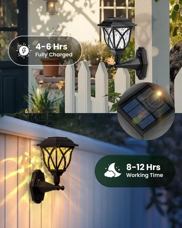 Alt view image 7 of 7 - TISEJOY Solar Wall Lantern Outdoor Playhouse Light, Playhouse Accessories