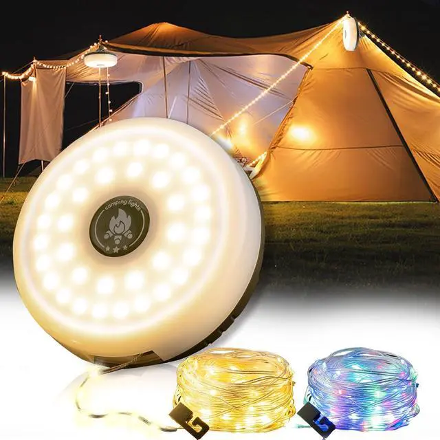 Main image of Sutaig Camping String Lights, 4 in 1 Outdoor Camping Lantern with 8 Lighting Modes(32.8Ft), Quick 30s Recovery, Waterproof, Type-C Fast Charging, Portable Lights for Camping/Yard/Hiking