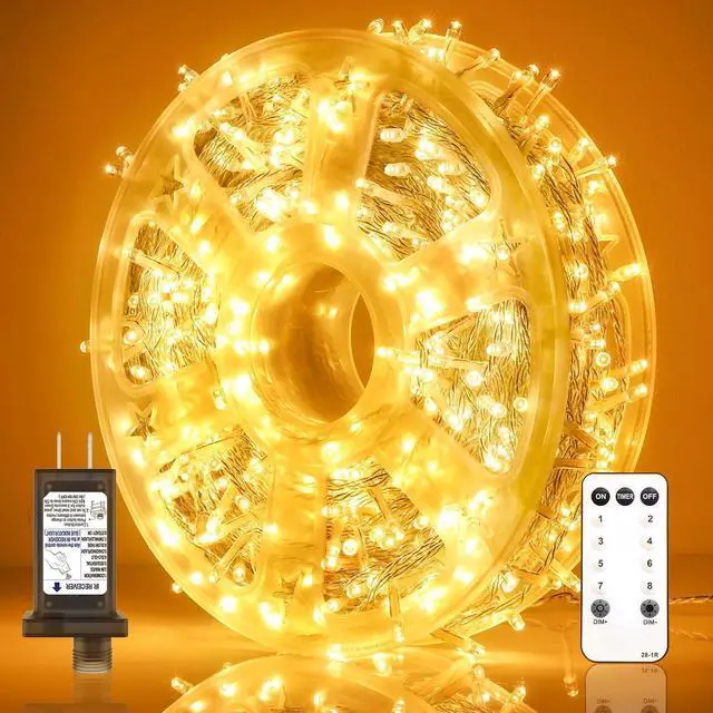 Main image of 246FT 600 LED Christmas Lights Outdoor Waterproof