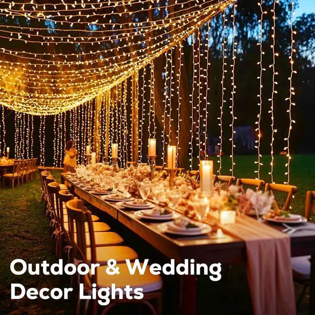Alt view image 4 of 7 - 246FT 600 LED Christmas Lights Outdoor Waterproof