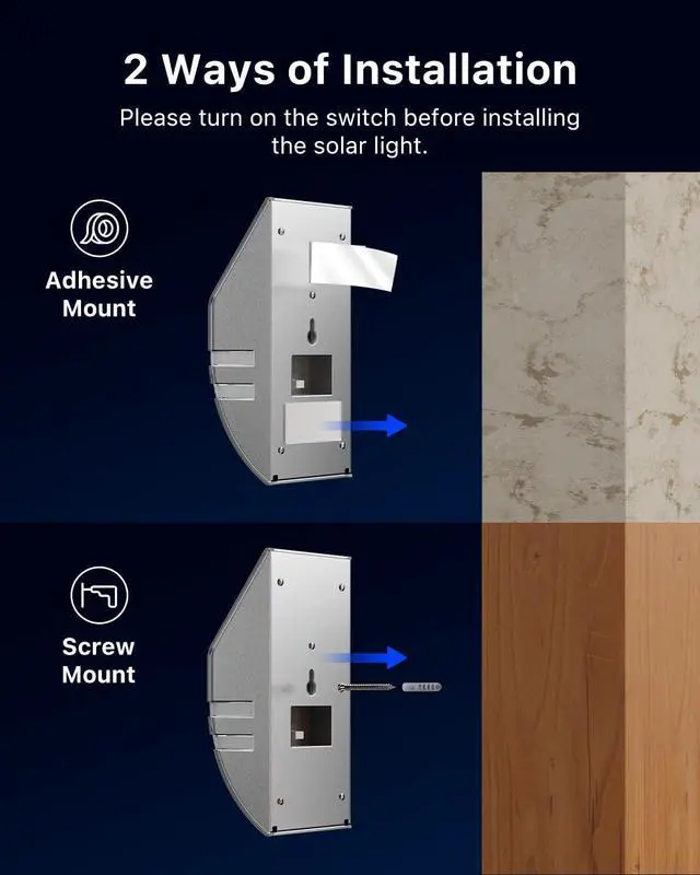 Alt view image 7 of 7 - 4 Pack Solar Stainless Steel Fence Lights Outdoor Waterproof Motion Sensor Wall Sconce for Backyard Post, Deck, Porch, Stair Rail, Dock, Gate, Walkway, Steps, Patio, Garden, Ambiance Warm Lighting