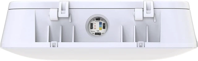 Alt view image 7 of 7 - Lithonia Lighting 10" Square Canopy LED Outdoor Ceiling Light, White