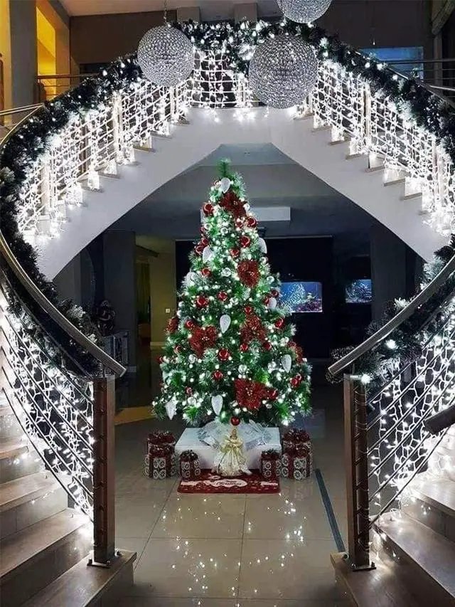 Alt view image 6 of 7 - Toodour Christmas Icicle Lights Outdoor, 360 LED 29.5ft 8 Modes Fairy Icicle String Light with 60 Drops, Led Christmas Lights Twinkle for Holiday, Party, Wedding, Eaves, Xmas Decorations (White)
