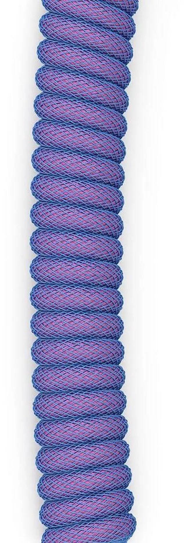Alt view image 4 of 7 - Glorious Coiled USB C Cable - Artisan Braided Custom Keyboard Cable for Mechanical Gaming Keyboards (Nebula)