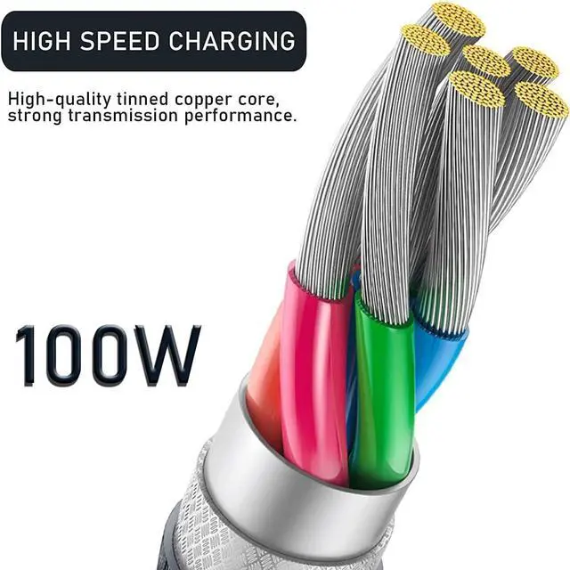 Alt view image 4 of 7 - Coiled Keyboard Cable for Gaming Custom Keyboard,Double-Sleeved Coiled USB C Cable with Detachable Metal Aviator,USB A To Type C&Type C To Type C for Mechanical Keybaord,Printer,Phone,Ipad,Xbox-Grey