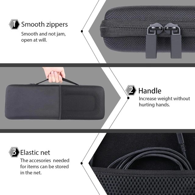 Alt view image 6 of 7 - co2CREA Hard Case for Logitech G915 Wireless Mechanical Gaming Keyboard