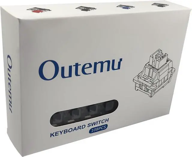 Alt view image 5 of 6 - Outemu(Gaote) Blue Switches for MX Mechanical Gaming Keyboard,3-Pin 50gf Clicky/RGB/DIY Replaceable/Dustproof Switches(Blue,108pcs)