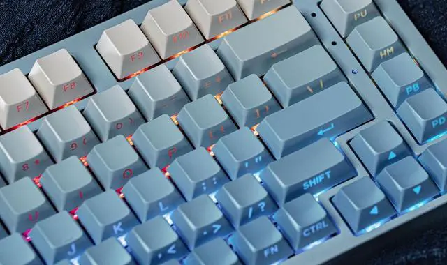 Alt view image 7 of 7 - EPOMAKER 133-Key Double-Shot Side-Printed PBT Keycap Set for Mechanical Gaming Keyboard, Compatible with ANSI/ISO Layout, MX-Clone Switches Gateron/Kailh/Epomaker Switch (Sky Blue, Cherry Profile)