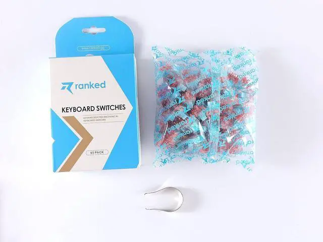 Alt view image 7 of 7 - Ranked RS-2 Mechanical Key Switches for Mechanical Gaming Keyboards | 5-Pin PCB Mounted |Linear 47cN by Haimu (Water Ballet, 120 Pcs)