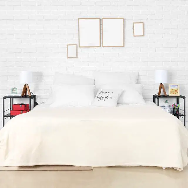 Alt view image 7 of 7 - OYEAL Black Night Stand Industrial End Table with Storage Shelf Narrow Side Table for Small Spaces, Farmhouse Bedside Table for Living Room Bedroom, Stable Metal Frame (Black)