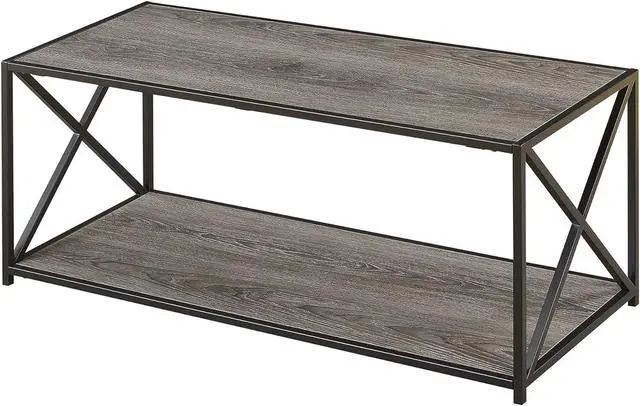 Main image of Convenience Concepts Tucson Coffee Table, Weathered Gray