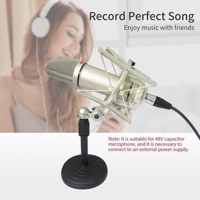 Alt view image 6 of 7 - XLR Female to USB Mic Link Converter Cable,XLR Female to USB Microphone Cable,Microphone to Computer Recording line-10Ft