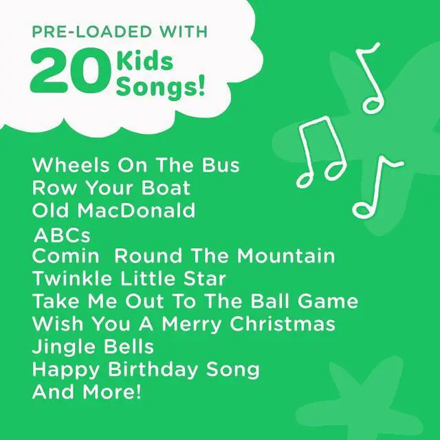 Alt view image 6 of 7 - Move2Play, Kids Karaoke Microphone | Includes Pre-Loaded Songs & Bluetooth | Kids Birthday Party Gift | Toy for All Ages 2, 3, 4, 5, 6+ Year Old Girls, Boys & Toddlers