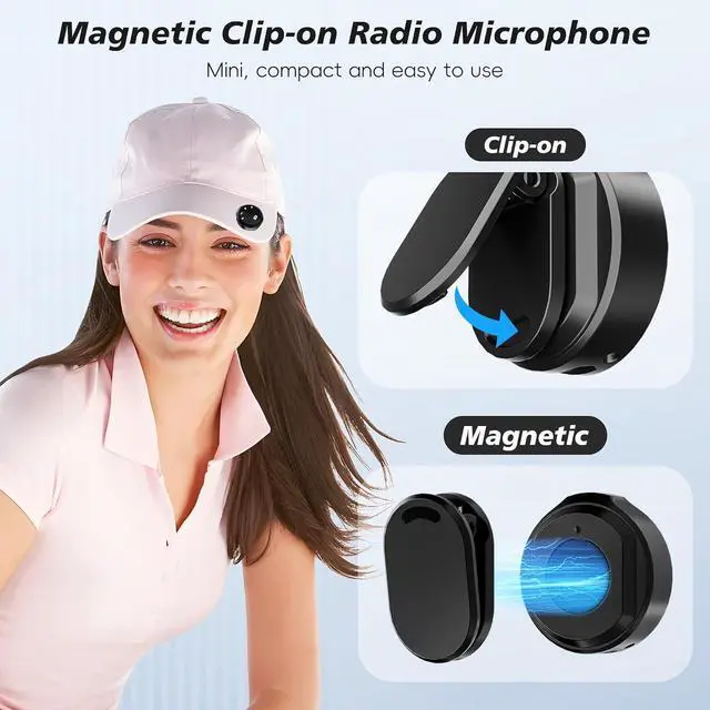 Alt view image 3 of 7 - Wireless Lavalier Microphone for iPhone/Android/Laptop with Type-C Plug, 48KHz, Noise Cancellation, 30H Battery Charging Case Included, 65ft Range for Stream,TikTok,YouTube (Q8: Type-C Receiver)