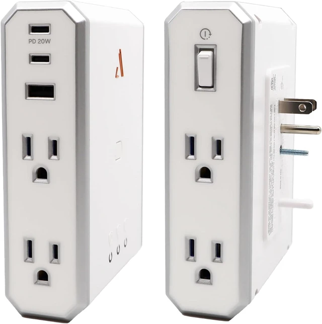 Main image of Austere V Series 4-Outlet Wall Surge Protector, 3000 Joules