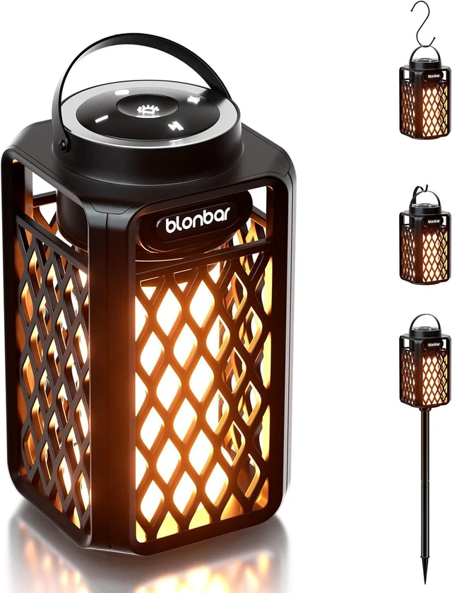 Main image of Outdoor Speakers Bluetooth Waterproof Patio with Torch Atmosphere, Portable Wireless Stereo Speaker for Porch Home Decor Gifts for Men Women Couples Dads Moms