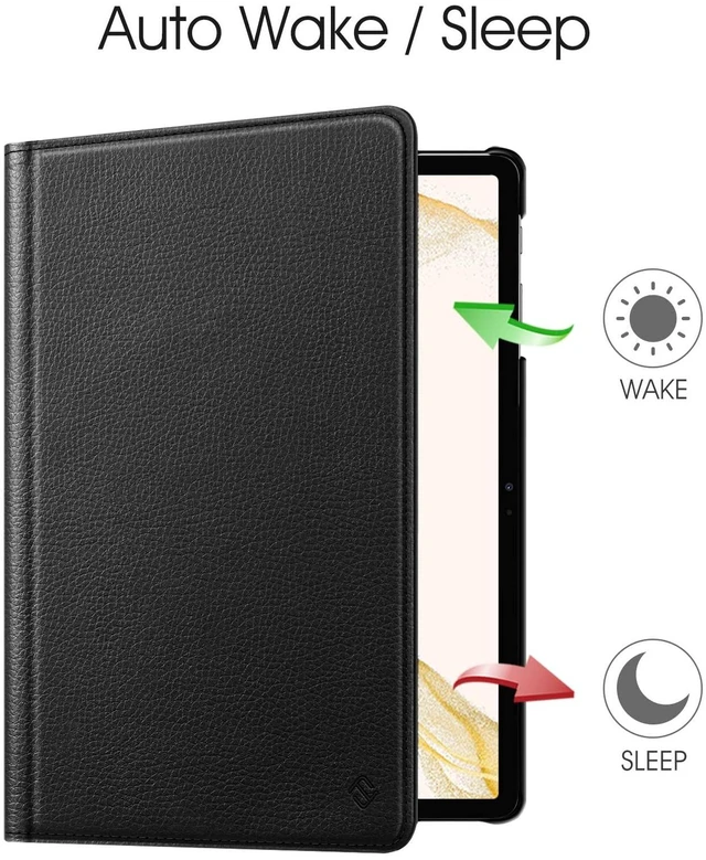 Alt view image 4 of 5 - Fintie Rotating Case for Samsung Galaxy Tab S8 Plus/S7 FE/S7 Plus, Black